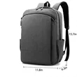 Men's Business Backpack with USB Charging Port | https://www.bestnamebadges.com
