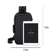 USB Rechargeable Waterproof Casual Shoulder Bag | https://www.bestnamebadges.com