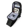 USB Rechargeable Waterproof Casual Shoulder Bag | https://www.bestnamebadges.com