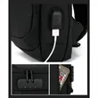 USB Rechargeable Waterproof Casual Shoulder Bag | https://www.bestnamebadges.com