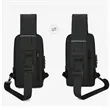 USB Rechargeable Waterproof Casual Shoulder Bag | https://www.bestnamebadges.com