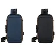 USB Rechargeable Waterproof Casual Shoulder Bag | https://www.bestnamebadges.com