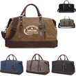 Large Capacity Men's Canvas Weekender Travel Tote | https://www.bestnamebadges.com