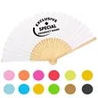 Children's Graffiti DIY Blank Folding Paper Fans | https://www.bestnamebadges.com