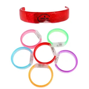 Acrylic LED Flashing Bracelet Party Supplies