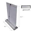 Retractable Tabletop Banner Stand for Promotions and Events | https://www.bestnamebadges.com