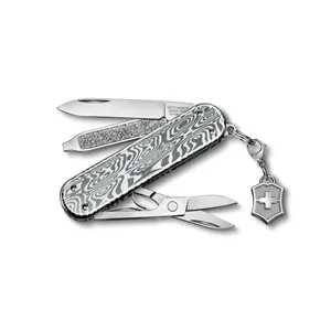 Classic SD Brilliant 58 mm Pocket Knife, Damast