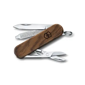 Classic SD Wood Pocket Knife, 58 mm, brown