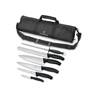 7pcs Swiss Classic BBQ Knife Set, Black
