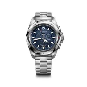 I.N.O.X. Chrono 43mm Watch with Silver Stainless Steel Case