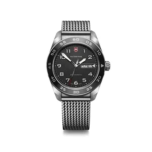 Swiss Army 42 Watch with Silver Stainless Steel Case