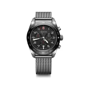 Swiss Army Chrono 42 w/ Silver Stainless Steel Case