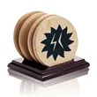 Uxbridge Coaster (Regular Base) - Set of 4 | https://www.bestnamebadges.com