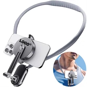 Magnetic Neck Phone Holder 360 Degree Adjustable Stand
