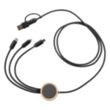 Cirrina Light Up Charging Cable w/Bamboo | https://www.bestnamebadges.com
