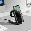 3 in 1 Foldable Wireless Charging Station with Custom Logo | https://www.bestnamebadges.com