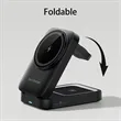 3 in 1 Foldable Wireless Charging Station with Custom Logo | https://www.bestnamebadges.com
