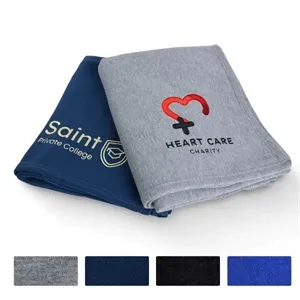 290GSM Throw Blanket With Embroidery Logo ( 50" X 60" )