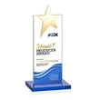 Bryanston Gold Star VividPrint™ Award - Sky Blue | https://www.bestnamebadges.com