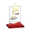 Bryanston Gold Star VividPrint™ Award - Red | https://www.bestnamebadges.com
