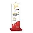 Bryanston Gold Star VividPrint™ Award - Red | https://www.bestnamebadges.com
