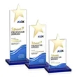 Bryanston Gold Star VividPrint™ Award - Blue | https://www.bestnamebadges.com