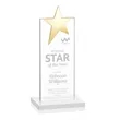 Bryanston Gold Star Award - White | https://www.bestnamebadges.com