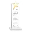 Bryanston Gold Star Award - White | https://www.bestnamebadges.com