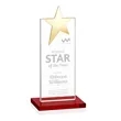 Bryanston Gold Star Award - Red | https://www.bestnamebadges.com