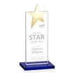 Bryanston Gold Star Award - Blue | https://www.bestnamebadges.com