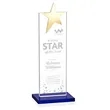 Bryanston Gold Star Award - Blue | https://www.bestnamebadges.com