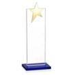 Bryanston Gold Star Award - Blue | https://www.bestnamebadges.com