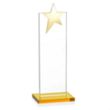 Bryanston Gold Star Award - Amber | https://www.bestnamebadges.com