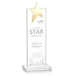 Bryanston Gold Star Award - Clear | https://www.bestnamebadges.com