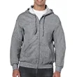 Gildan Adult Full-Zip Hooded Sweatshirt | https://www.bestnamebadges.com