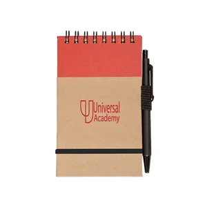 Pocket Note Jotter Notebook & Pen 3" x 5"