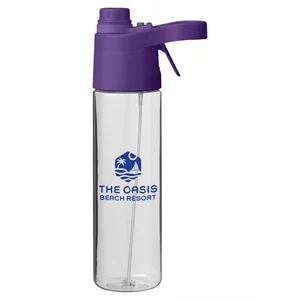 Belle Mare 20 oz Misting Water Bottle