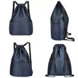 Large Water-Resistant Basketball Drawstring Backpack | https://www.bestnamebadges.com