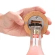 Round Wooden Magnetic Bottle Opener for Refrigerator | https://www.bestnamebadges.com