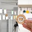 Round Wooden Magnetic Bottle Opener for Refrigerator | https://www.bestnamebadges.com
