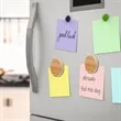 Round Wooden Magnetic Bottle Opener for Refrigerator | https://www.bestnamebadges.com