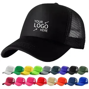 Adjustable Mesh Sports Baseball Cap Trucker Hat