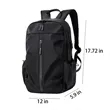 Water Resistant Laptop Backpack With USB Port Travel Bag | https://www.bestnamebadges.com