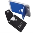 Adhesive Silicone Phone Wallet w/ Snap Closure | https://www.bestnamebadges.com