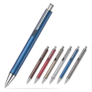 Retractable Metal Aluminum Barrel Ballpoint Pen