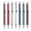 Retractable Metal Aluminum Barrel Ballpoint Pen | https://www.bestnamebadges.com