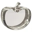 Crystal Apple with flat sides | https://www.bestnamebadges.com
