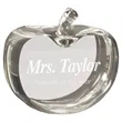 Crystal Apple with flat sides | https://www.bestnamebadges.com