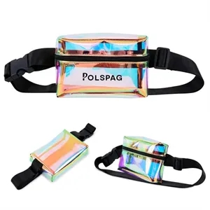 Colorful TPU Makeup Waist Bag for Women's