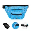 Full Color Printed Fanny Pack With 3 Zipper Pockets | https://www.bestnamebadges.com